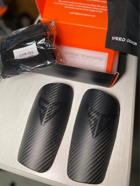 Speed Demon Other - Speed Demon® V3 Carbon Fiber Pro Soccer Guards